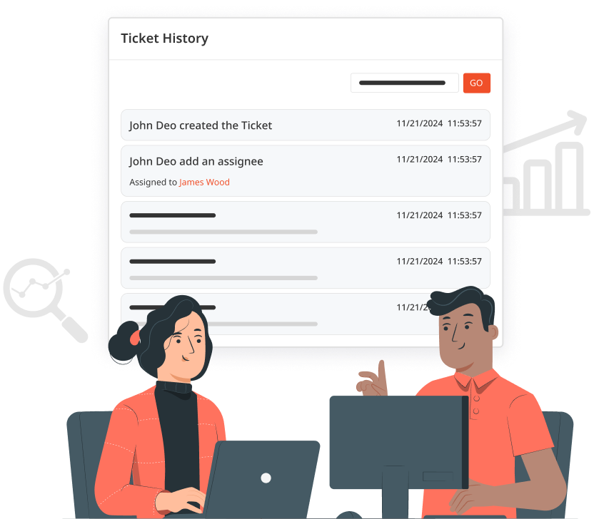 Track Every Update with Full Ticket History