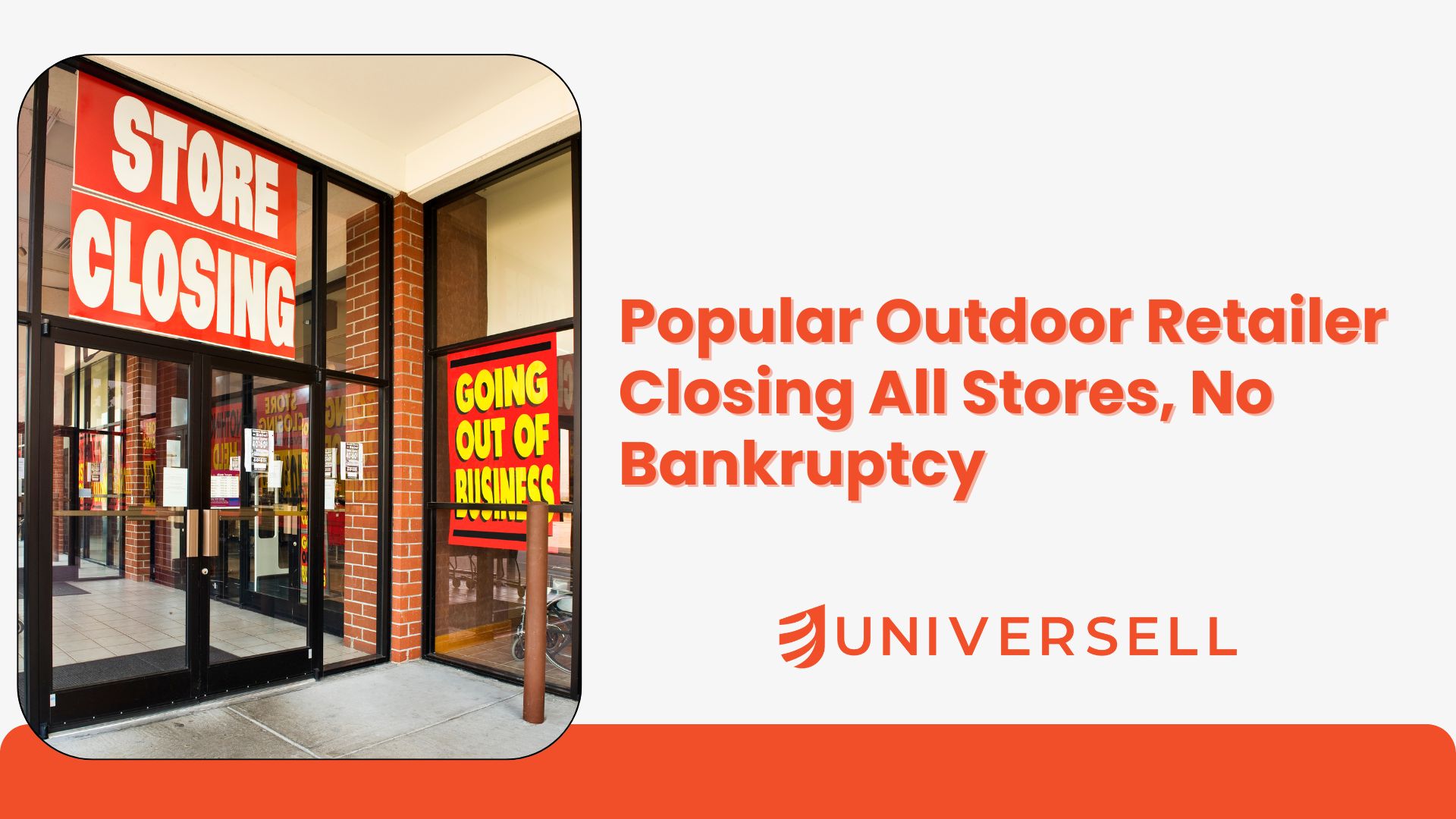 Popular Outdoor Retailer Closing All Stores, No Bankruptcy