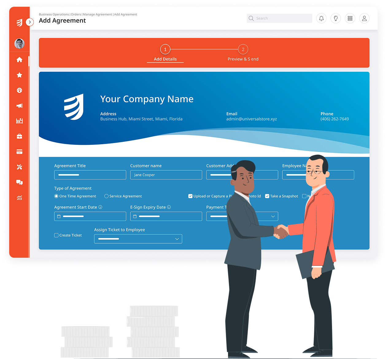 No more back-and-forth. Just simple, smart agreement handling