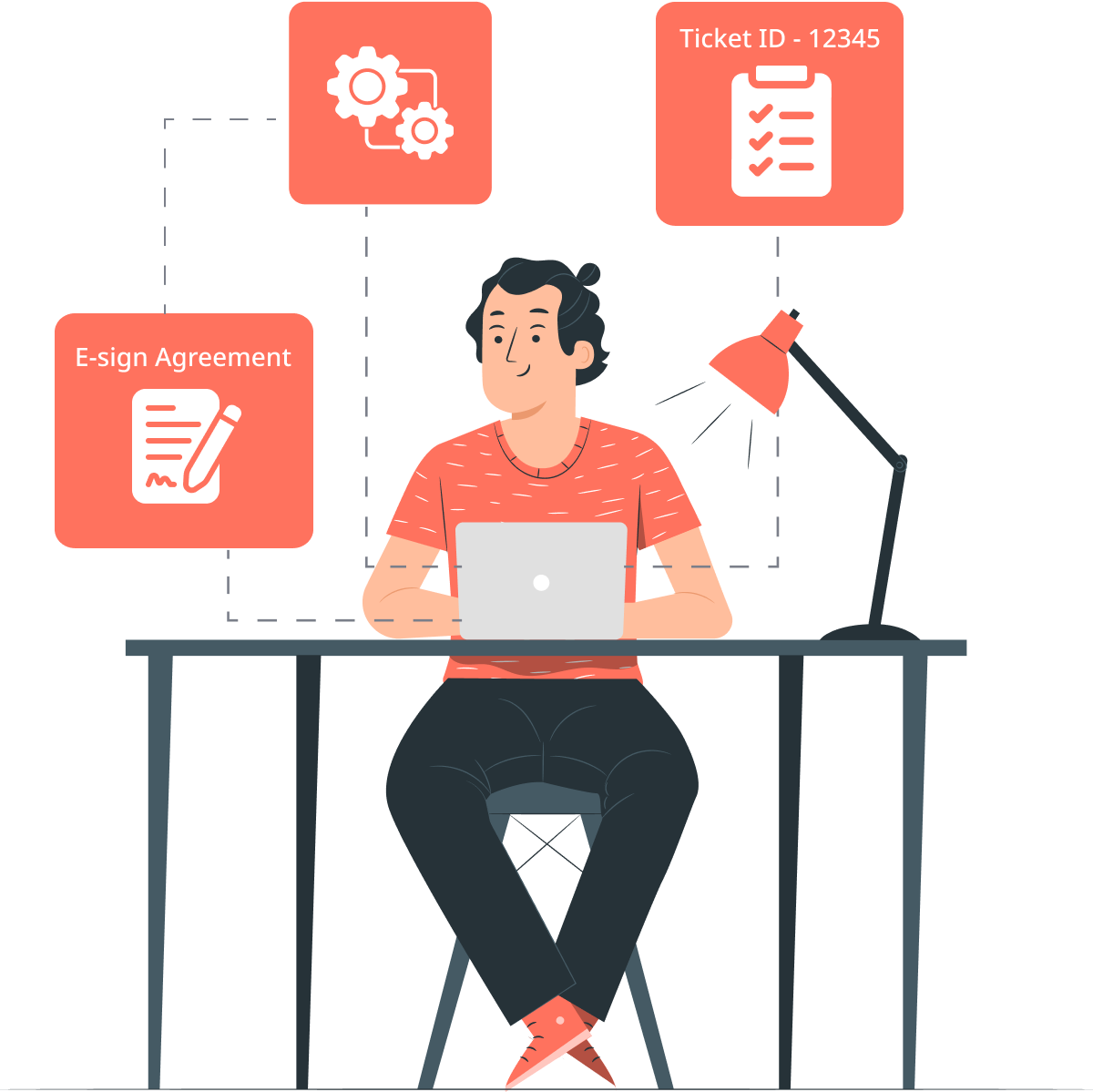 Automate Follow-Ups with Built-In Ticketing