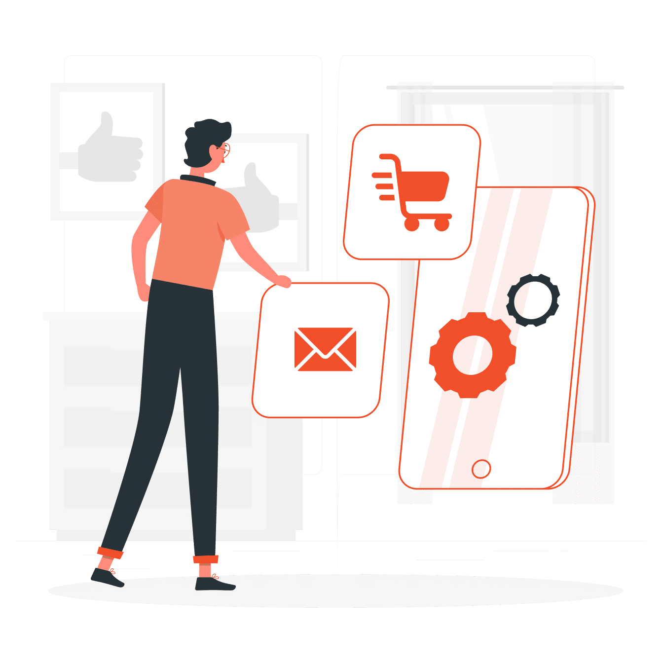 Built-In Email & SMS Integration Images