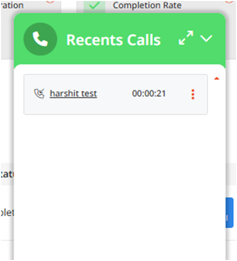 Call Module Enhancements Call Module Enhancements