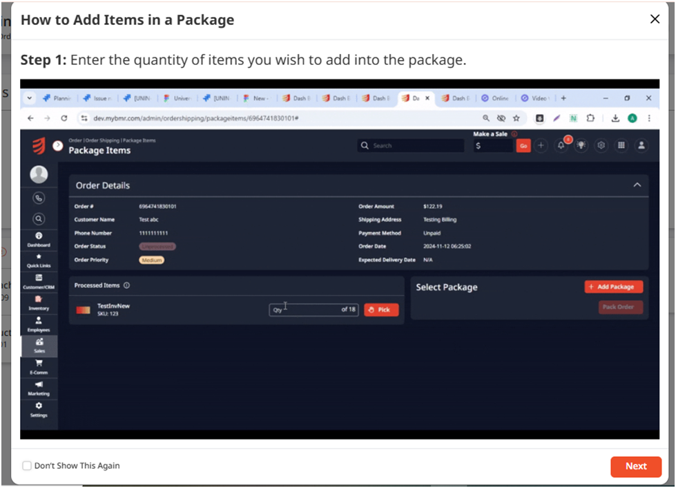 Shipment Preview Enhancement Shipment Preview Enhancement