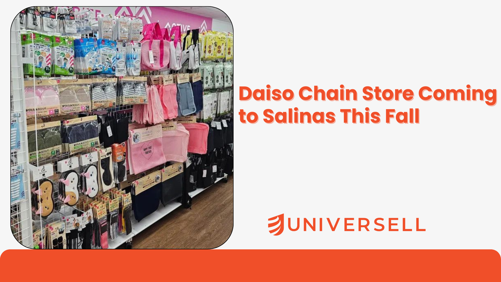 Daiso Chain Store Coming to Salinas This Fall