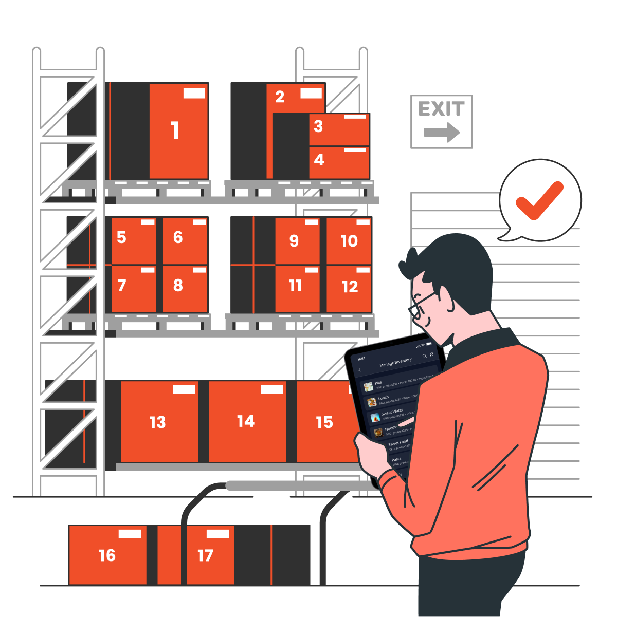 Illustration - Manage Inventory