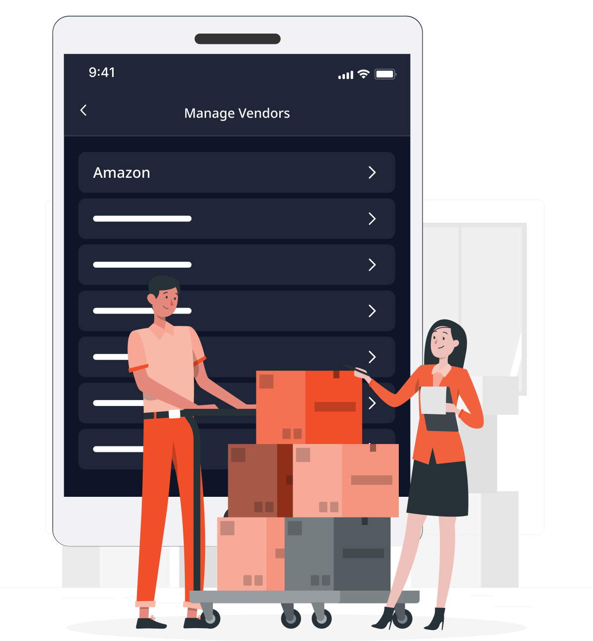 Illustration - Manage Vendors