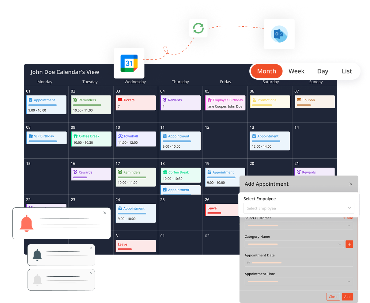 Illustration - Stay Organized with smart calendars