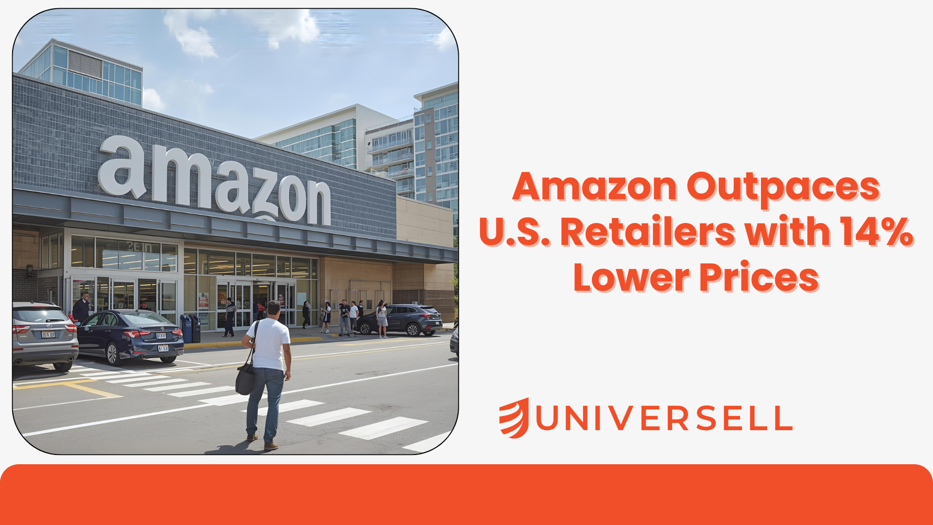 Amazon Outpaces U.S. Retailers with 14% Lower Prices