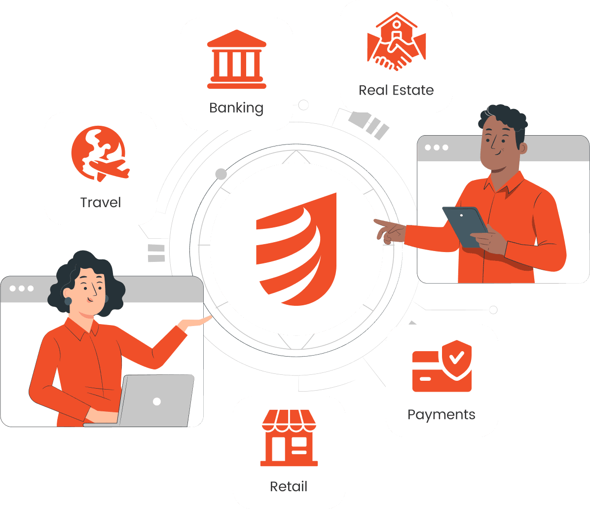 Illustration - Empowering Businesses Through Innovation and Experience