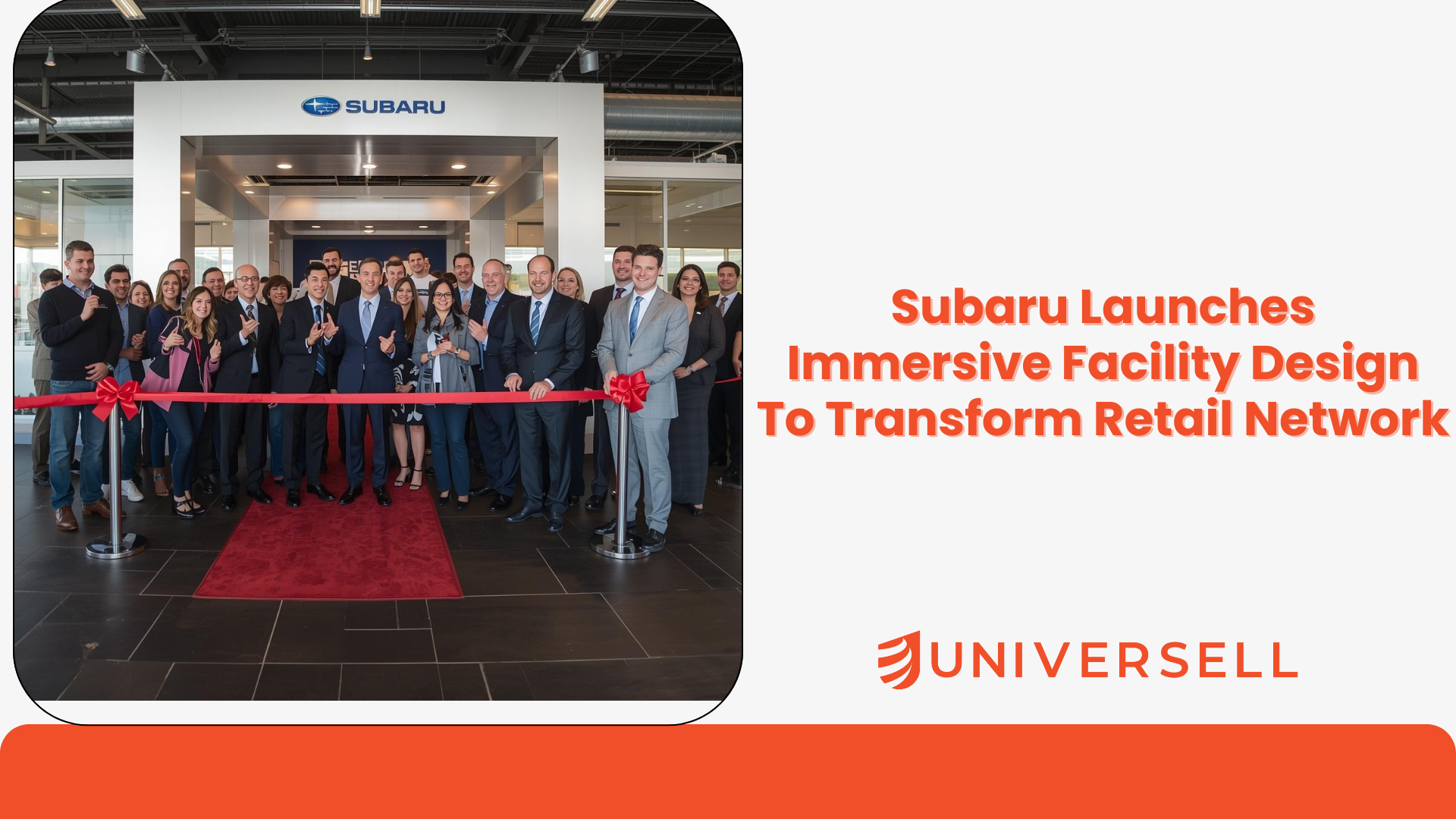 Subaru Launches Immersive Facility Design to Transform Retail Network