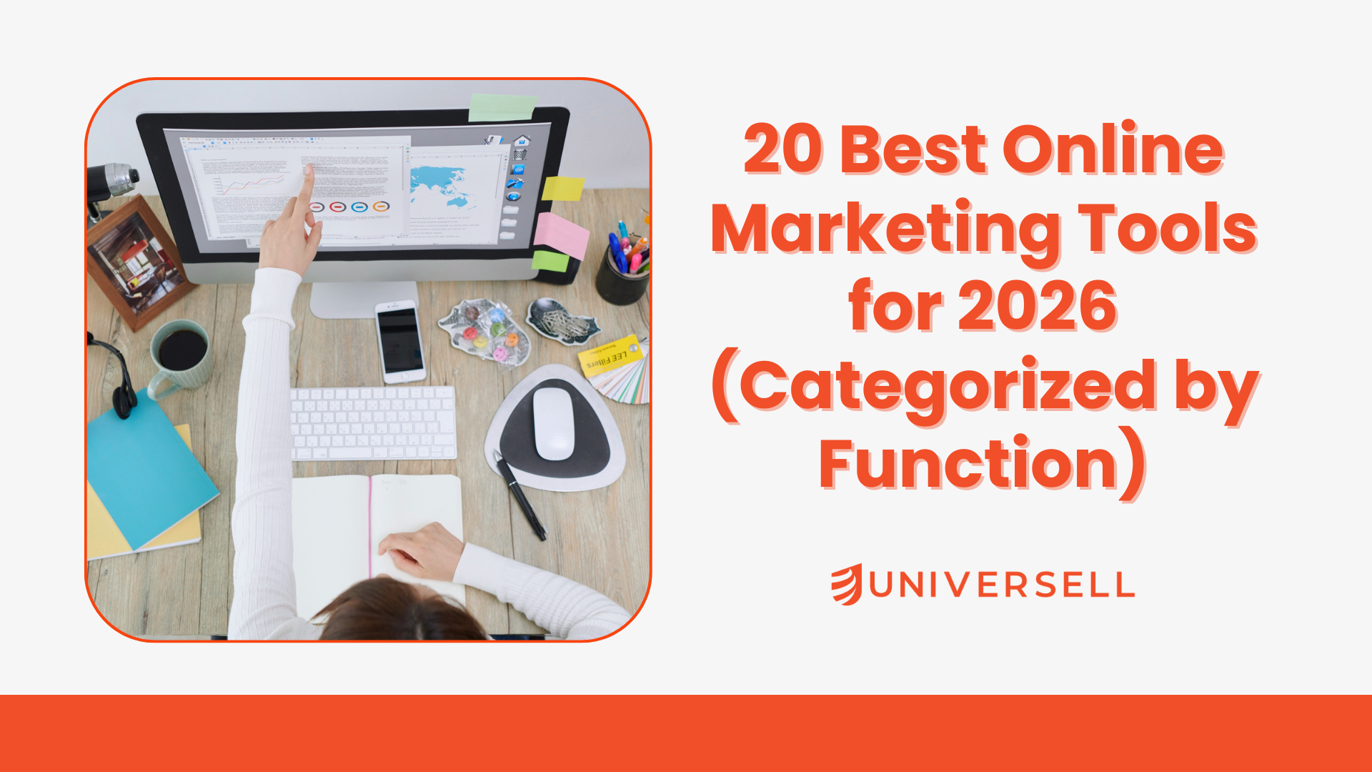 20 Best Online Marketing Tools for 2026 (Categorized by Function)